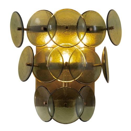 Maxim Lighting Loren Weathered Brass Sconce