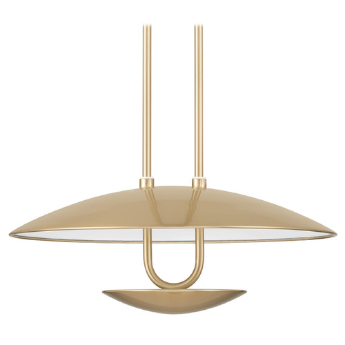 Hunter Fan Company Sunset Ridge Luxe Gold LED Pendant Light with Bowl / Dome Shade