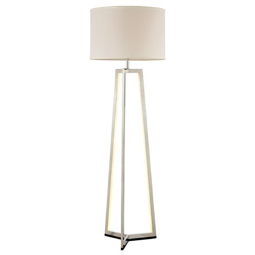 Lite Source Pax Brushed Nickel Floor Lamp With Drum Shade Lite Source Pax Brushed Nickel Floor Lamp With Drum Shade
