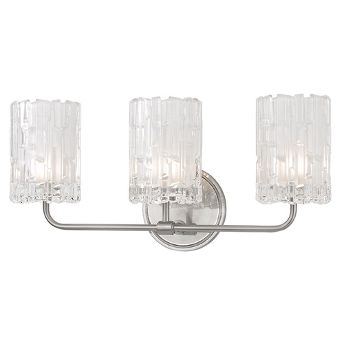 Hudson Valley Lighting Dexter 3-Light Bathroom Light in Satin Nickel by Hudson Valley Lighting 1333-SN