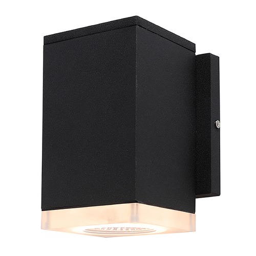 Black 6.30-Inch LED Outdoor Wall Light by Avenue Lighting