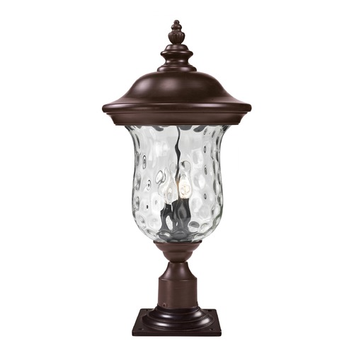 Z-Lite Armstrong Bronze Post Light by Z-Lite 533PHB-533PM-RBRZ