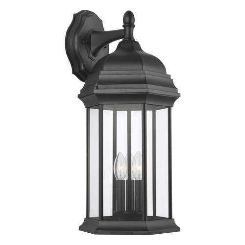 Sevier Black Outdoor Wall Light by Generation Lighting