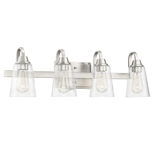 Grace Brushed Polished Nickel Bathroom Light by Craftmade Lighting