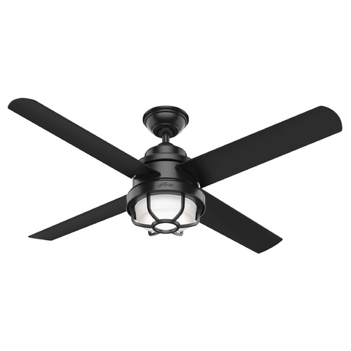 54-Inch Havoc Fan in Matte Black by Hunter Fan Company