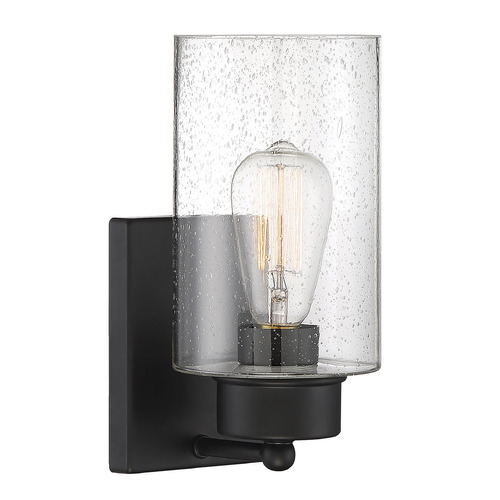 10.5-Inch Wall Sconce in Matte Black by Meridian