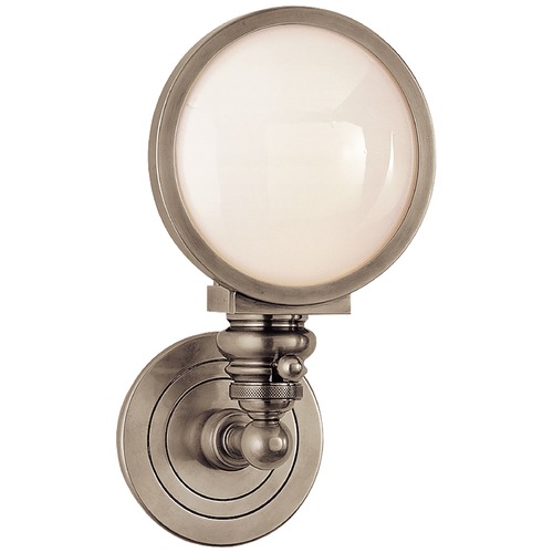 E.F. Chapman Boston Head Light Sconce in Nickel by Visual Comfort Signature