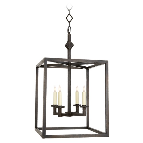 Visual Comfort Signature Collection J. Randall Powers Star Lantern in Aged Iron by Visual Comfort Signature SP5004AI