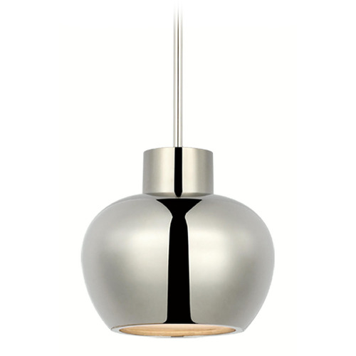 Visual Comfort Signature Collection Paloma Contreras Comtesse Mini Pendant in Nickel by VC Signature PCD5120PN