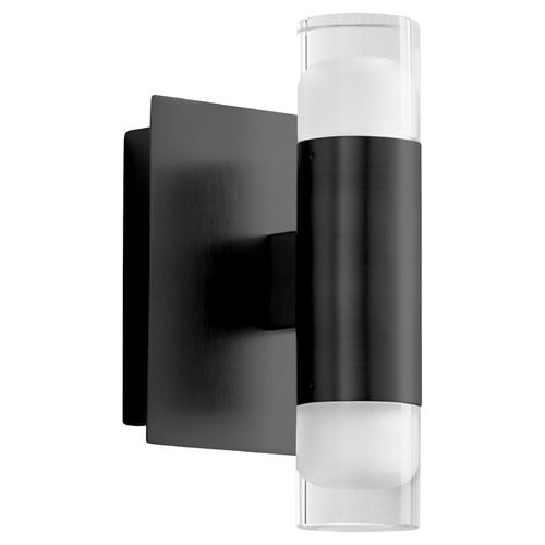 Oxygen Alarum Black LED Sconce