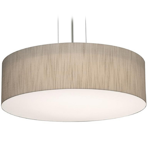 Afx Lighting Anton Black Pendant Light with Drum Shade