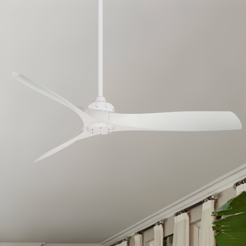 Minka Aire Aviation 60-Inch Fan in White without Light F853-WH