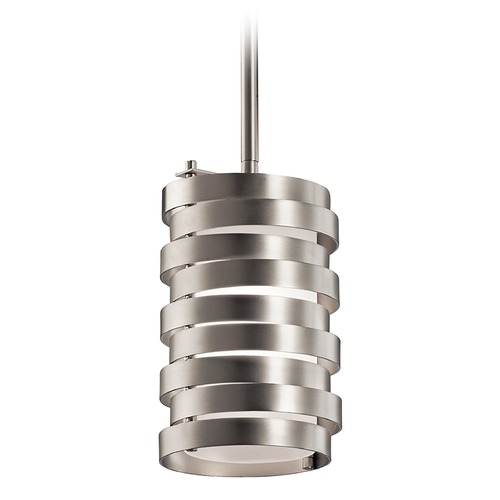 Kichler Lighting Roswell 5.25-Inch Brushed Nickel Mini Pendant by Kichler Lighting 43304NI