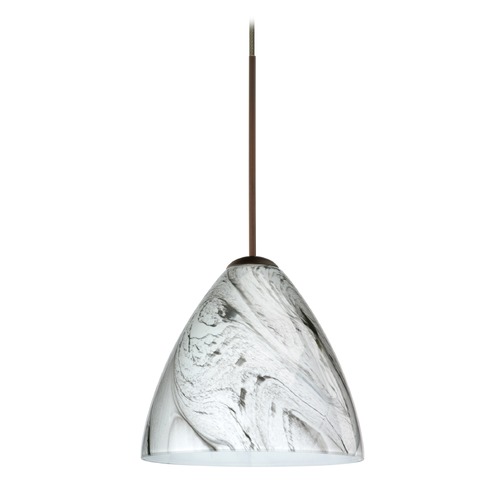Besa Lighting Mia Bronze Mini-Pendant Light