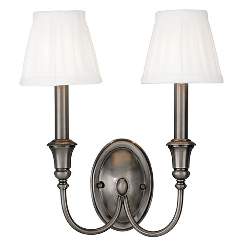 Hudson Valley Lighting Jaden Antique Nickel Sconce by Hudson Valley Lighting 6112-AN