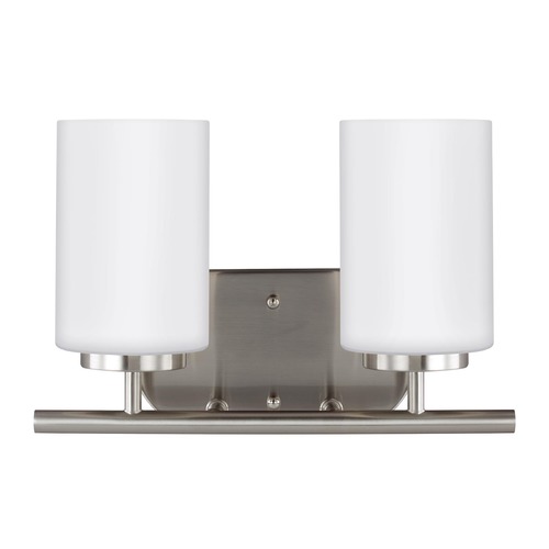 Generation Lighting Oslo Brushed Nickel Bathroom Light by Generation Lighting 41161-962