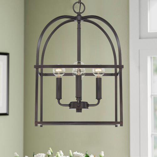 Aubrey 12.50-Inch Lantern in Matte Black by HomePlace by Capital Lighting