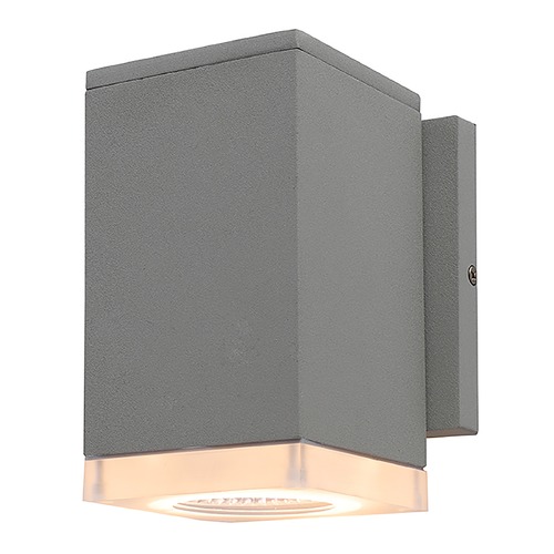 Silver 6.30-Inch LED Outdoor Wall Light by Avenue Lighting