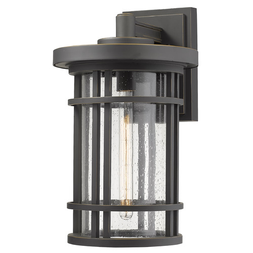 Jordan Oil Rubbed Bronze Outdoor Wall Light by Z-Lite