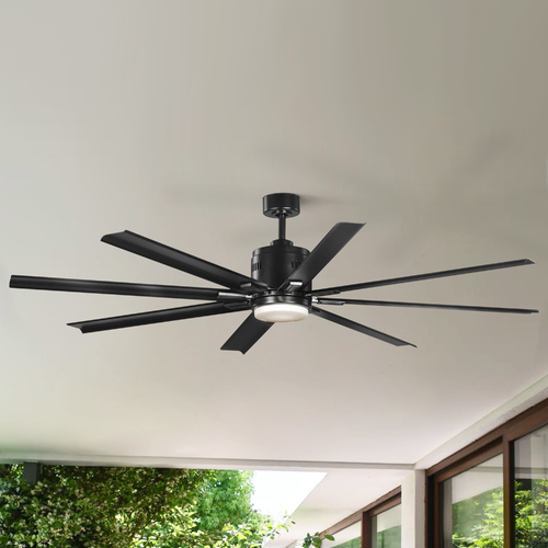 Vast Black LED Ceiling Fan by Progress Lighting