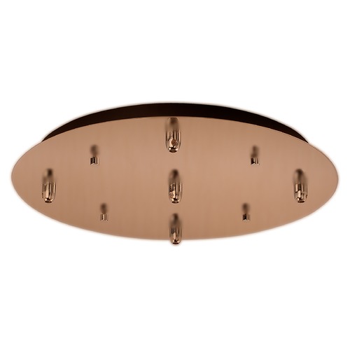 Multi-Port Canopy Brushed Gold Ceiling Adaptor by Kuzco Lighting