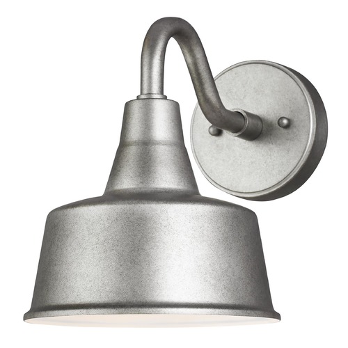 LED Barn Light in Weathered Pewter by Visual Comfort Studio
