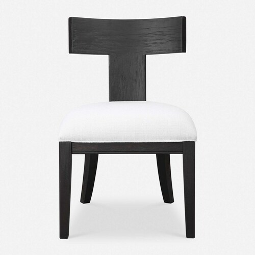 Idris Armless Chair in Charcoal by Uttermost Lighting