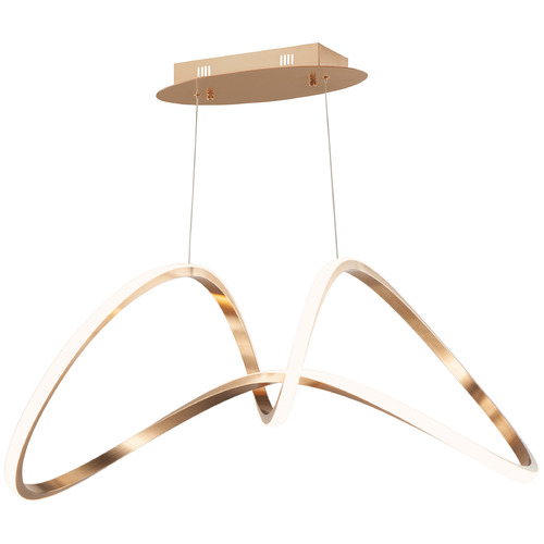 ET2 Lighting Perpetual 37-Inch LED Pendant in Brushed Champagne by ET2 Lighting E20455-BCN