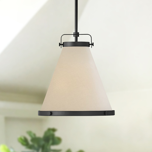 Lexi 13.5-Inch Pendant in Black by Hinkley Lighting