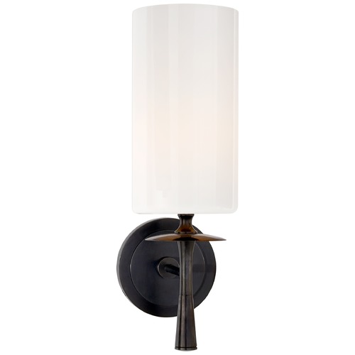 Aerin Drunmore Single Sconce in Bronze by Visual Comfort Signature