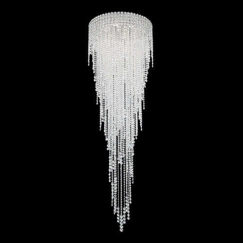 Schonbek Worldwide Lighting Chantant Polished Stainless Steel Flushmount Light