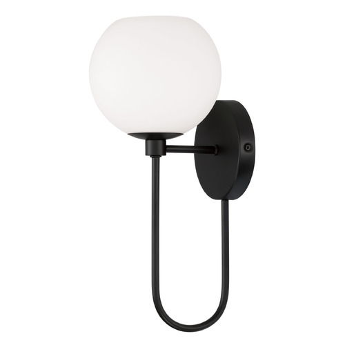 Homeplace By Capital Lighting Ansley Matte Black Sconce