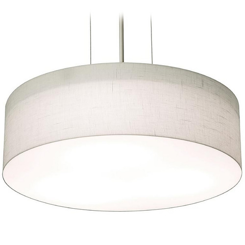 Afx Lighting Anton Black Pendant Light with Drum Shade