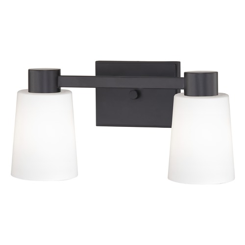 Design Classics Lighting Design Classics Vashon Matte Black Bathroom Light 2102-07 GL1027