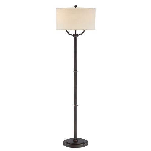 Quoizel Lighting Quoizel Lighting Vivid Oil Rubbed Bronze Floor Lamp with Drum Shade VVBY9362OI