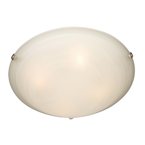 Malibu Satin Nickel Flush Mount by Maxim Lighting