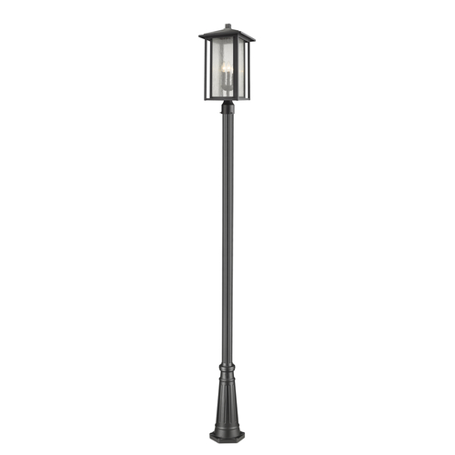 Z-Lite Aspen Black Post Light by Z-Lite 554PHXLR-519P-BK