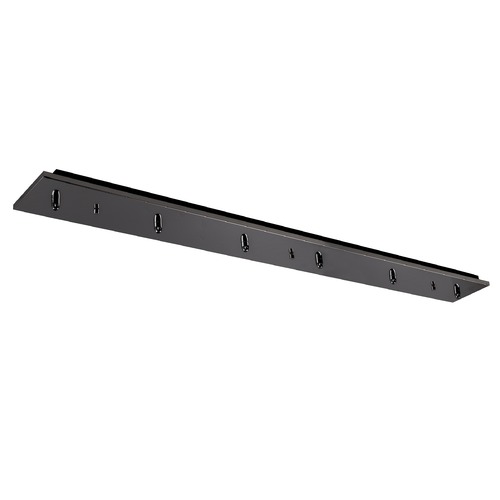 Multi-Port Canopy Black Chrome Ceiling Adaptor by Kuzco Lighting