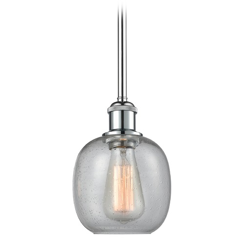 Innovations Lighting Innovations Lighting Belfast Polished Chrome Mini-Pendant Light with Globe Shade 516-1S-PC-G104