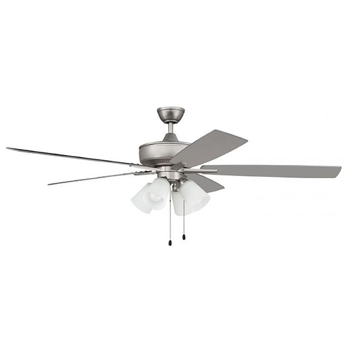 Super Pro 114 60-Inch LED Fan in Brushed Nickel by Craftmade Lighting