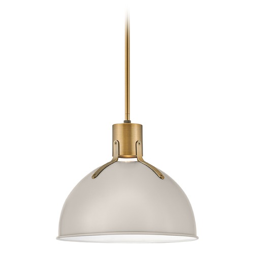 Hinkley Argo 14-Inch Pendant in Light Taupe by Hinkley Lighting 3487LTP