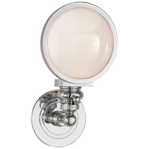 E.F. Chapman Boston Head Light Sconce in Chrome by Visual Comfort Signature