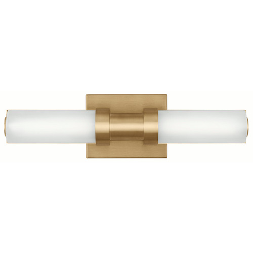 Visual Comfort Studio Collection Kiel Satin Brass LED Vertical Bathroom Light