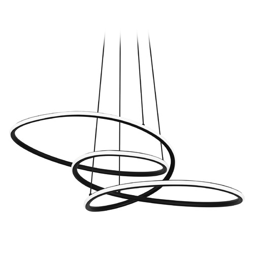 Ovard LED Pendant in Matte Black by Quoizel Lighting