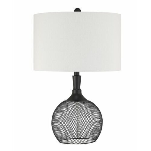 Matte Black Table Lamp by Craftmade Lighting