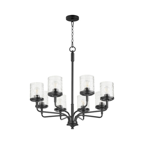 Starky 30.75-Inch Chandelier in Matte Black by Quorum Lighting
