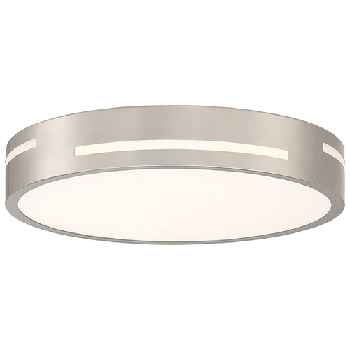 Access Lighting Harmony Brushed Steel LED Flush Mount by Access Lighting 49945LEDD-BS/ACR