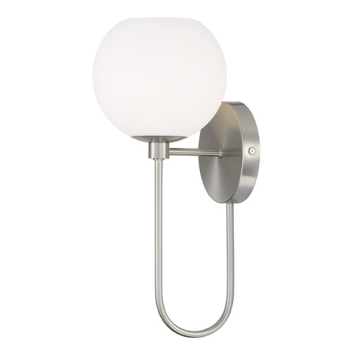 HomePlace by Capital Lighting Homeplace By Capital Lighting Ansley Brushed Nickel Sconce 652111BN-548