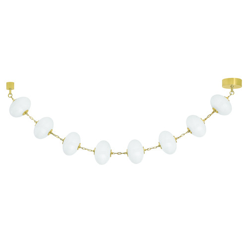 Corbett Lighting Nephele Vintage Polished Brass LED Chandelier