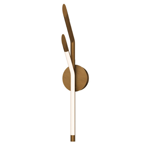 ET2 Lighting ET2 Scion Weathered Brass LED Sconce E25411-WBR
